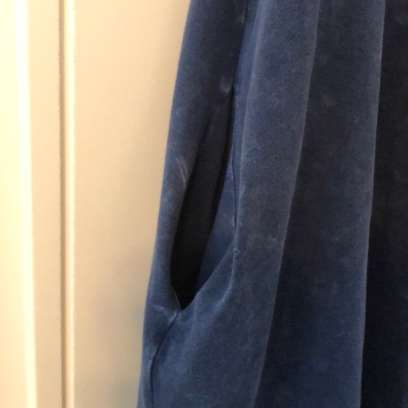 Navy acid wash dress - Picture 2 of 2